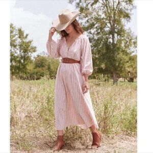 💕THE GREAT💕 The Derby Dress ~ Sunset Stripe Size 1 Small NWT